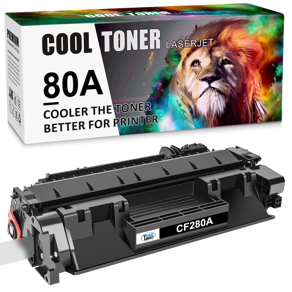 1 Pack Black CF280A Toner Cartridge For HP 80A LaserJet Pro 400 M401dn M401dne