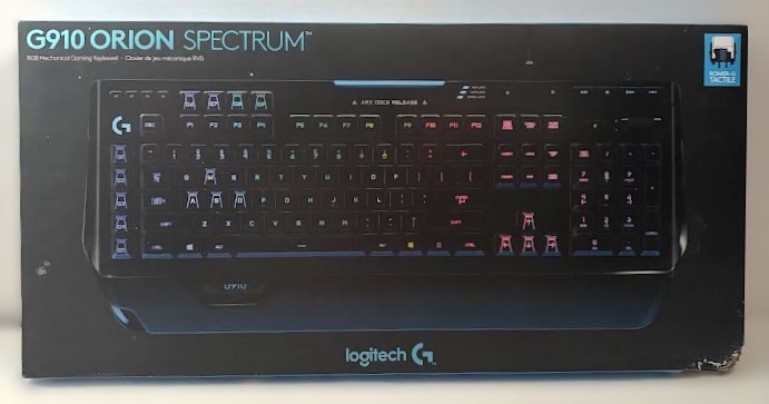 Logitech G910 Orion Spectrum RGB Mechanical Gaming Keyboard - Black