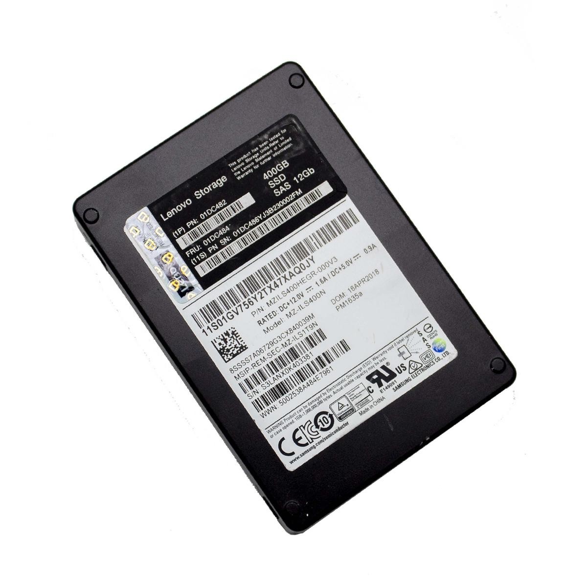Samsung SSD 400GB SAS 12gbs 2.5" Solid State Server Nas Fat Pm1635a_