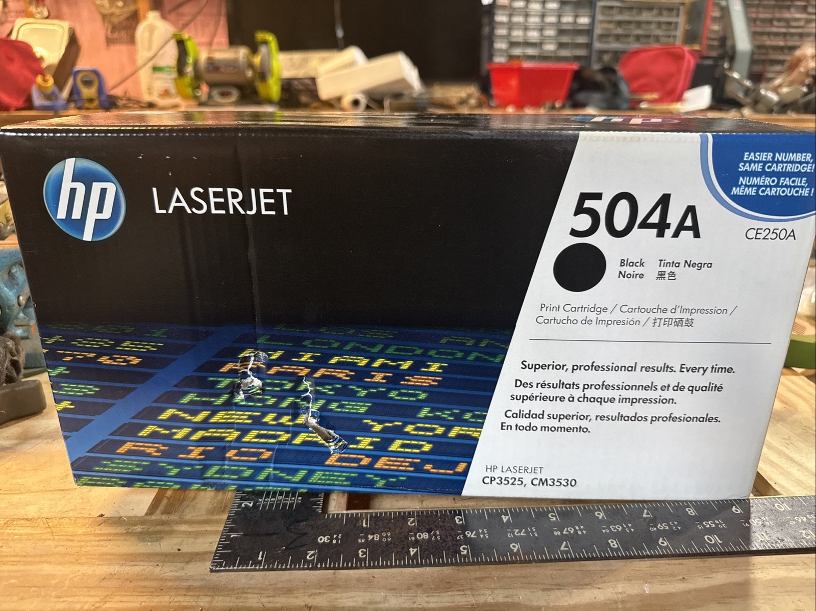 HP 504A CE250A Black LaserJet Toner Cartridge