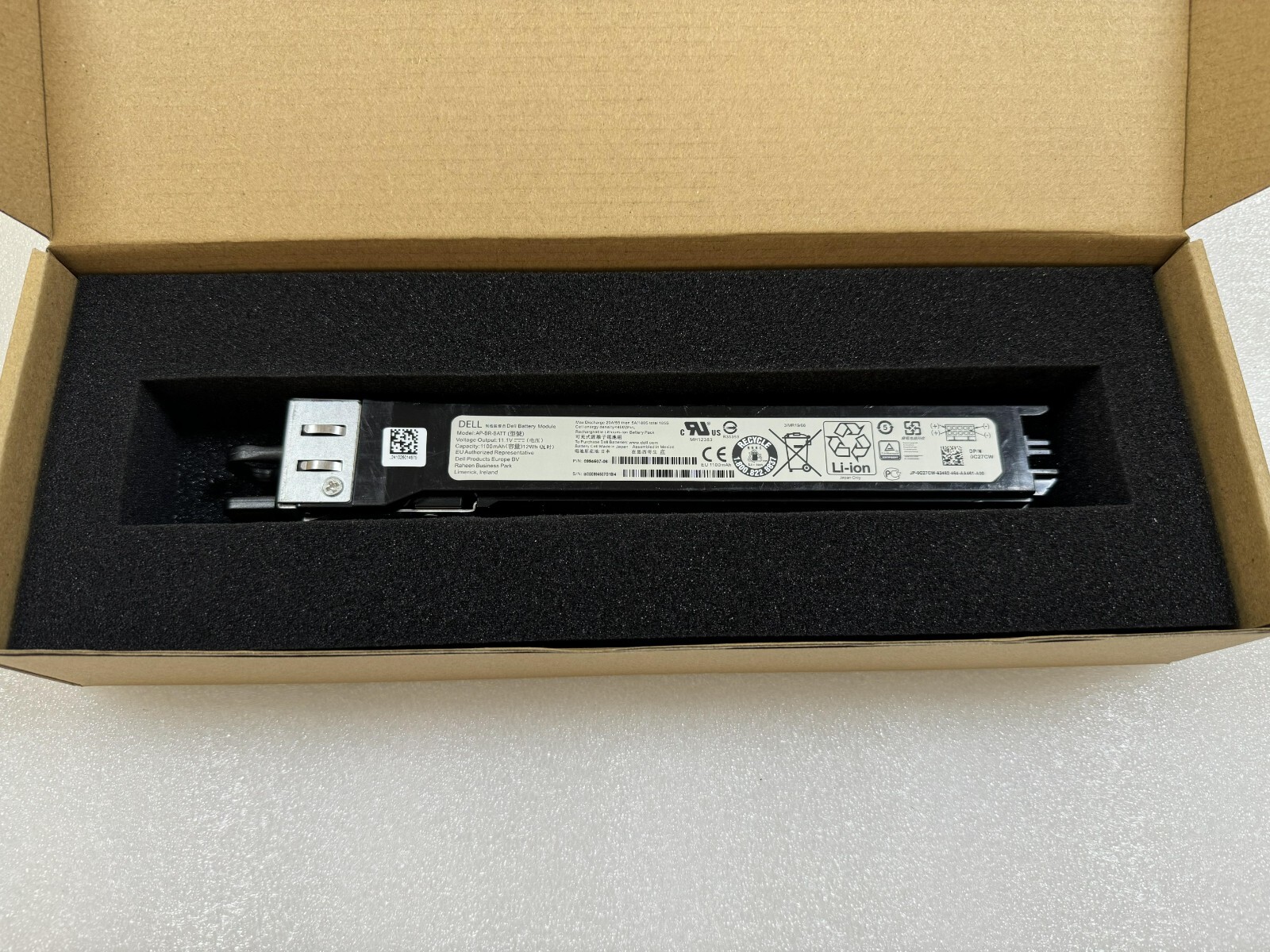 DELL 1100MAH 12WH SCV2020 0XJW8Y XJW8Y 0C27CW C27CW 0KX88G Battery