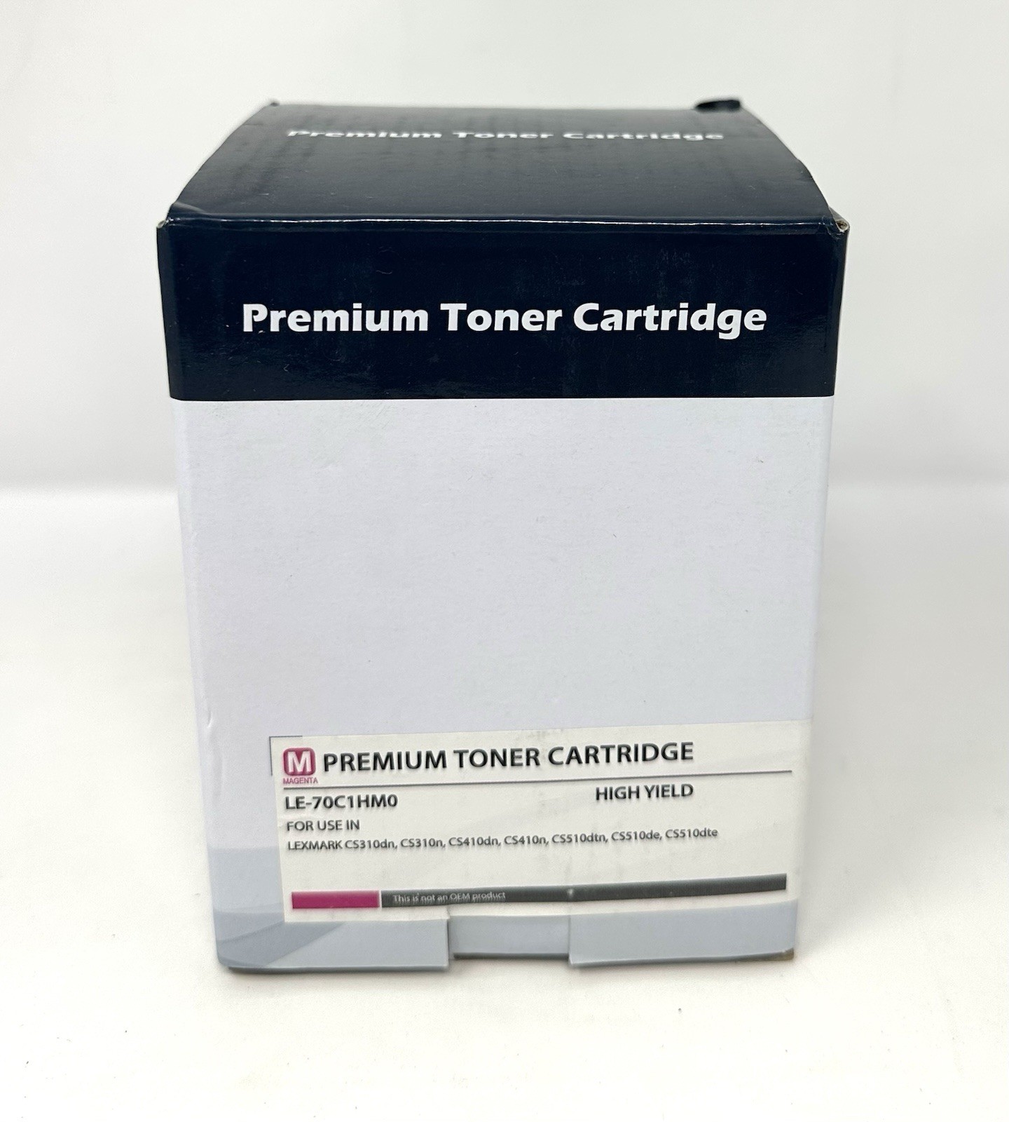 Compatible Magenta High Yield Toner 70C1HM0 701HM Lexmark CS310 CS410 CS510