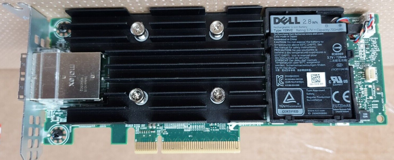 Brand New Dell Perc H840 PCI-e  SAS 12Gb/s Raid Controller - Low Profile 0M9RY6 