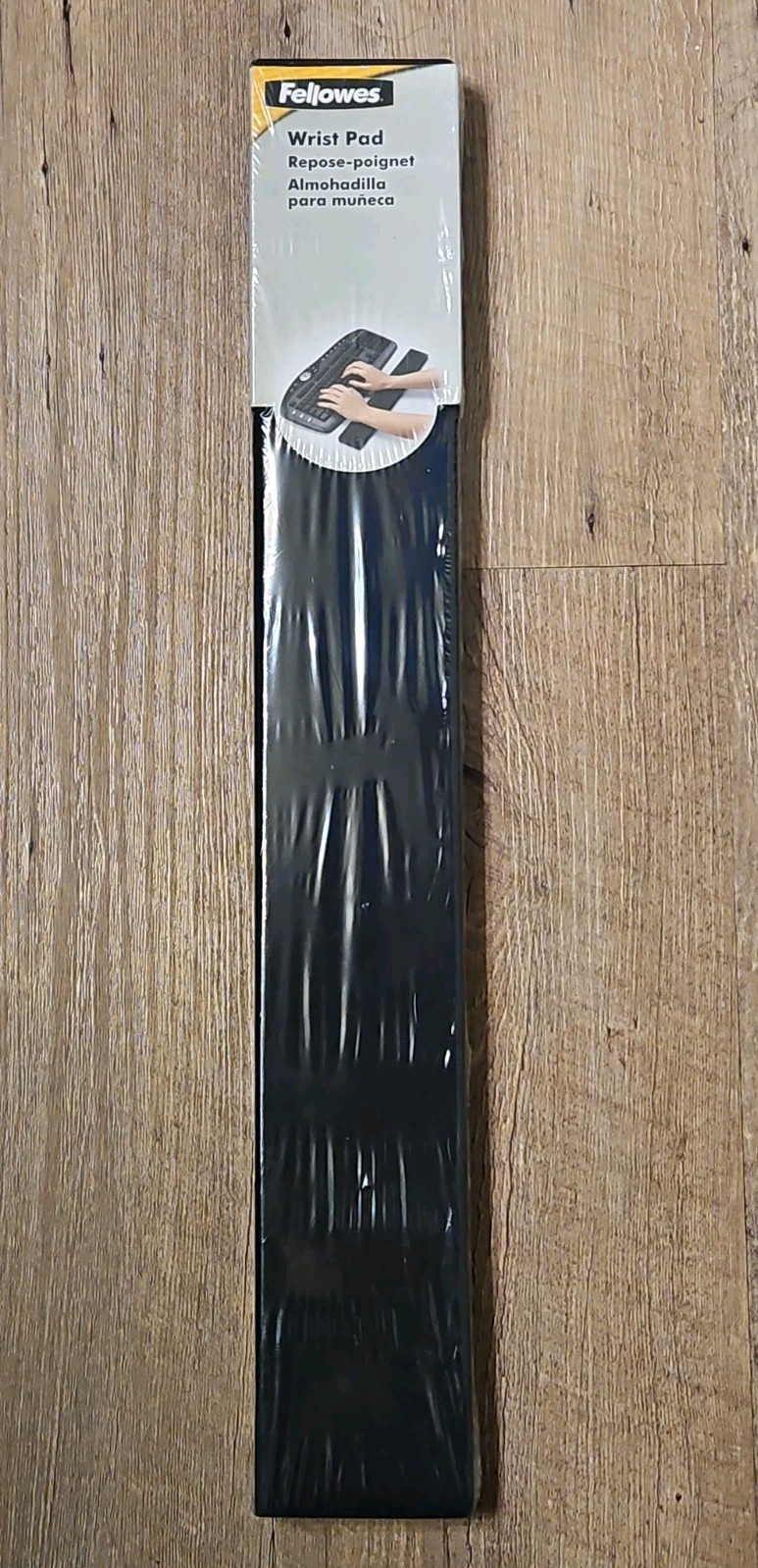 Fellowes Keyboard Wrist Pad #58044 BLACK New Sealed From 2006