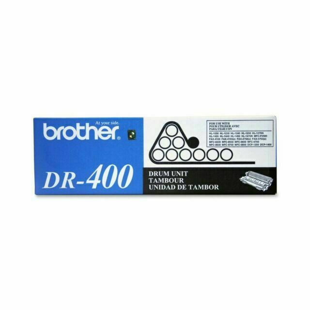 Brother DR-400 Black Drum Cartridge Unit OEM Genuine Brand New