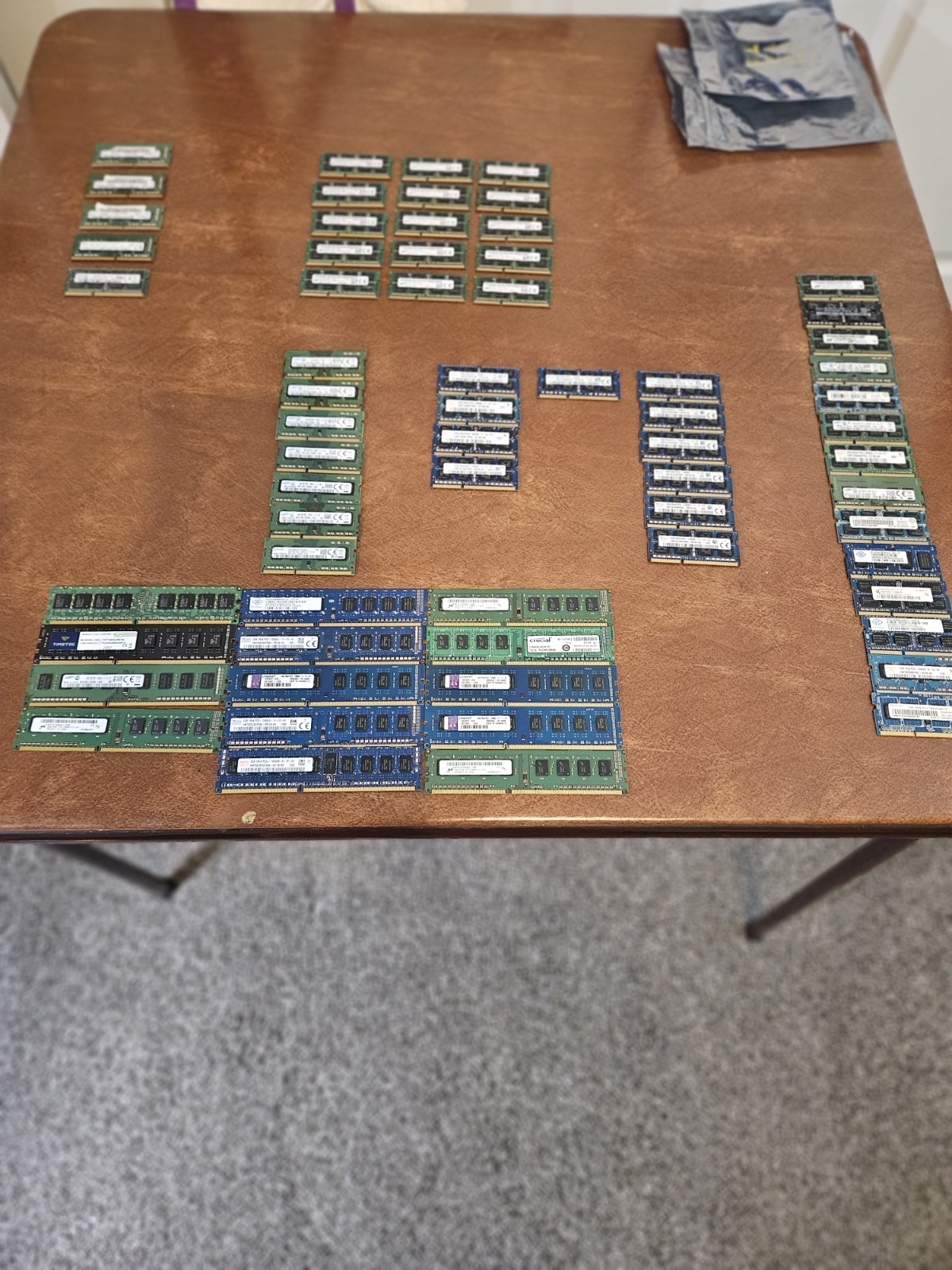 Lot Of 66 Ram Sticks . Various Brands And Sizes 