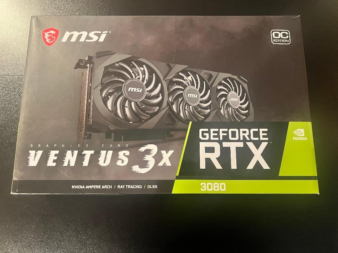 MSI NVIDIA GeForce RTX 3080 Ventus 3X 10G OC 10GB GDDR6 (Used/Great Condition)