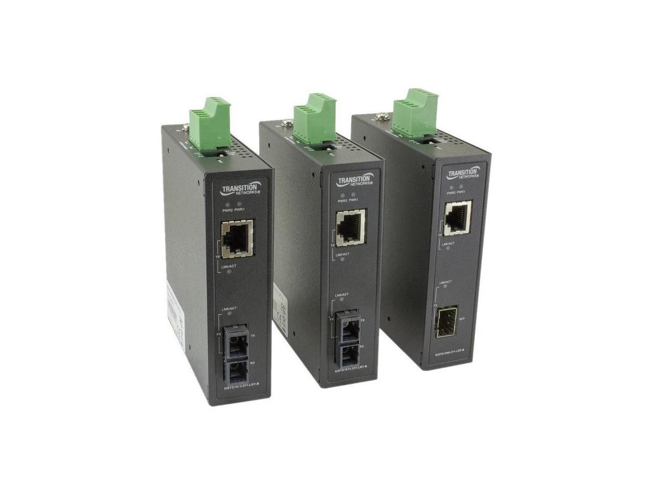 Ind Media Converter, 10/100/1000Base-T t