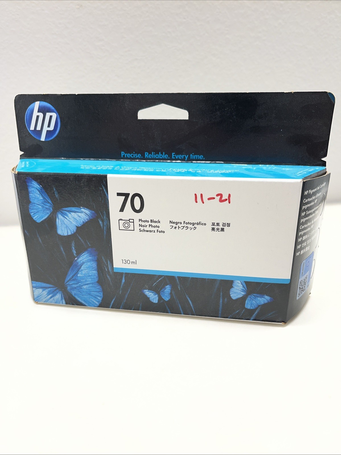 NEW HP 70 HP70  PHOTO BLACK CARTRIDGE C9449A DESIGNJET Exp SEP 2022
