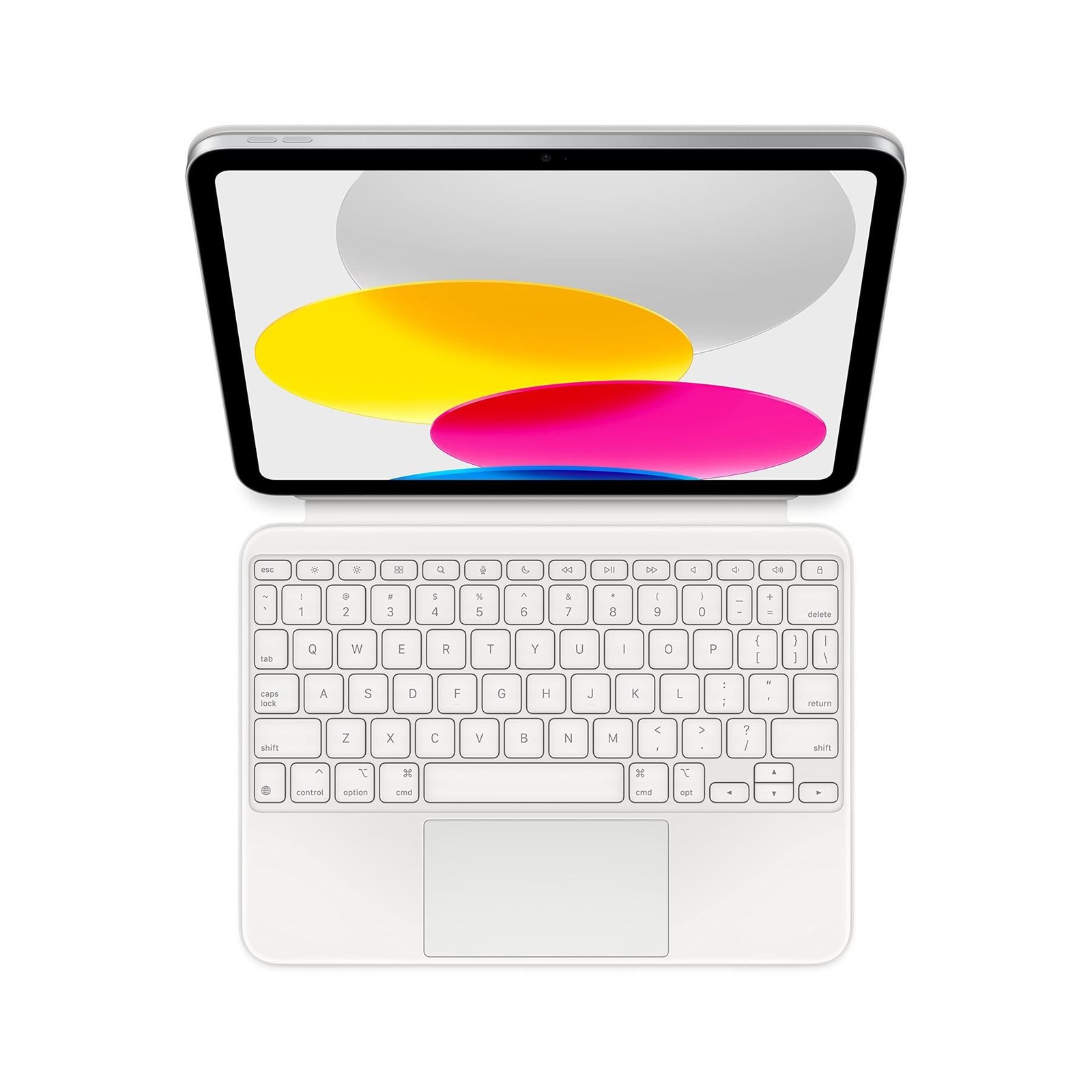 Apple Magic Keyboard Folio for iPad 10th Gen/A16 MQDP3LL/A | White - Open Box