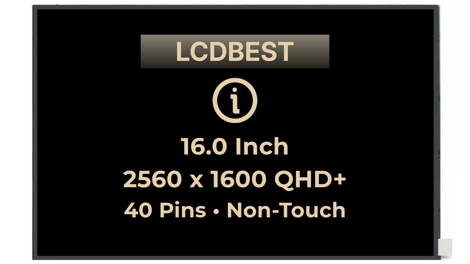 NE160QDM-NM7 V8.0 V8.1 Mini LCD Screen 16" QHD IPS Display 18010-16022600 New
