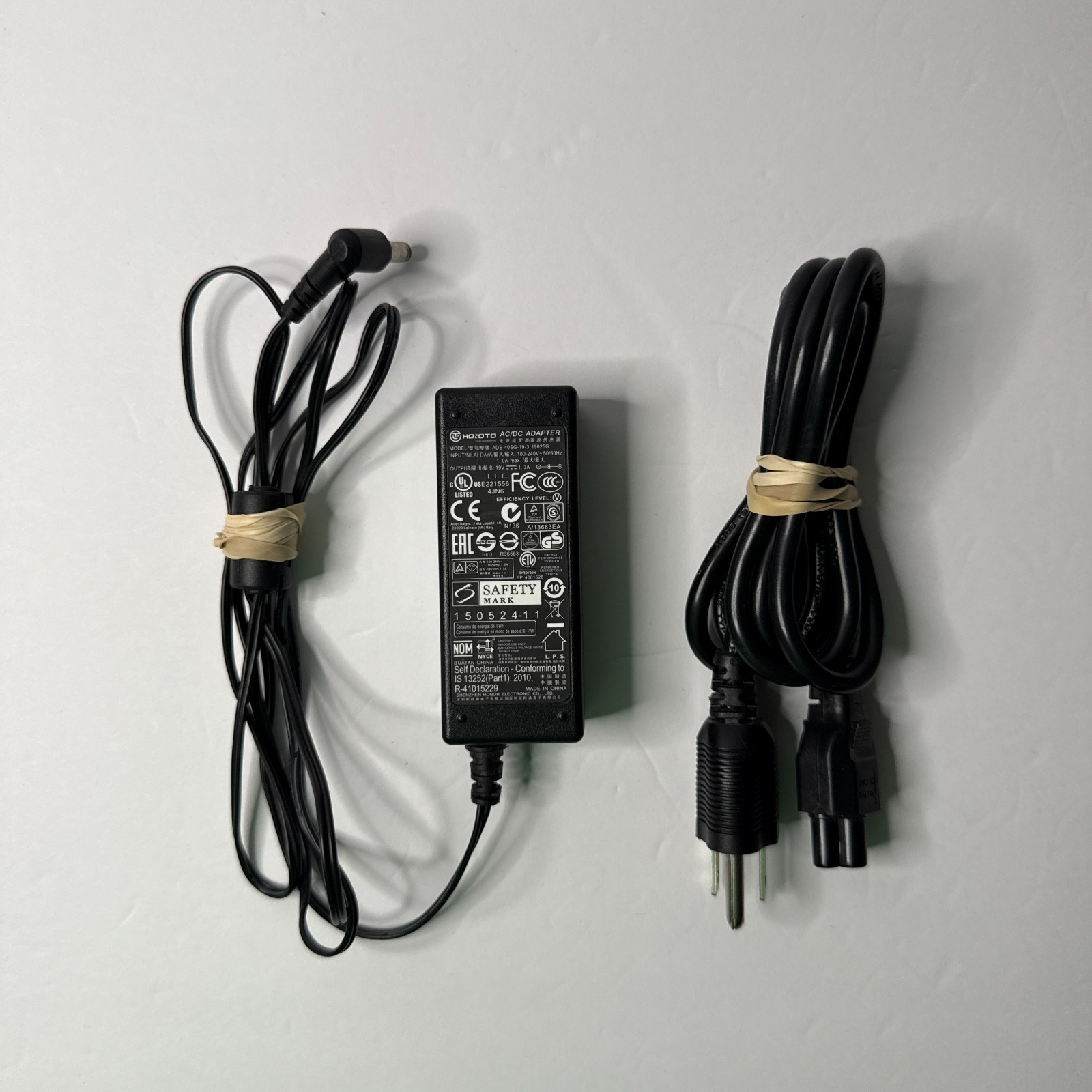 Genuine Hoioto ADS-40SG-19-3 19025G AC Adapter 19V 1.3A 25W Acer Monitor