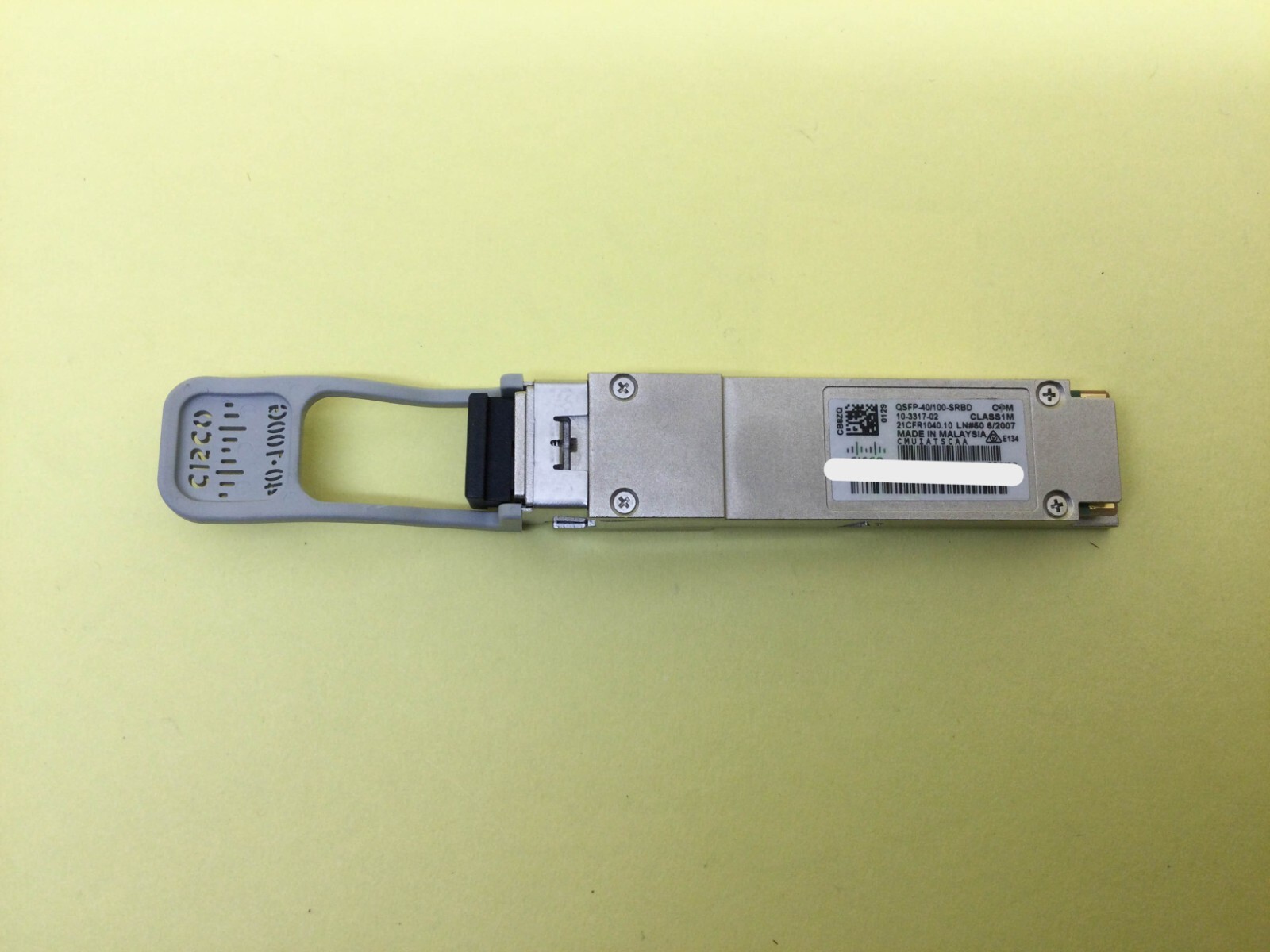 Cisco 100G and 40GBASE SR-BiDi QSFP Transceiver, LC 100m OM4 MF QSFP-40/100-SRBD