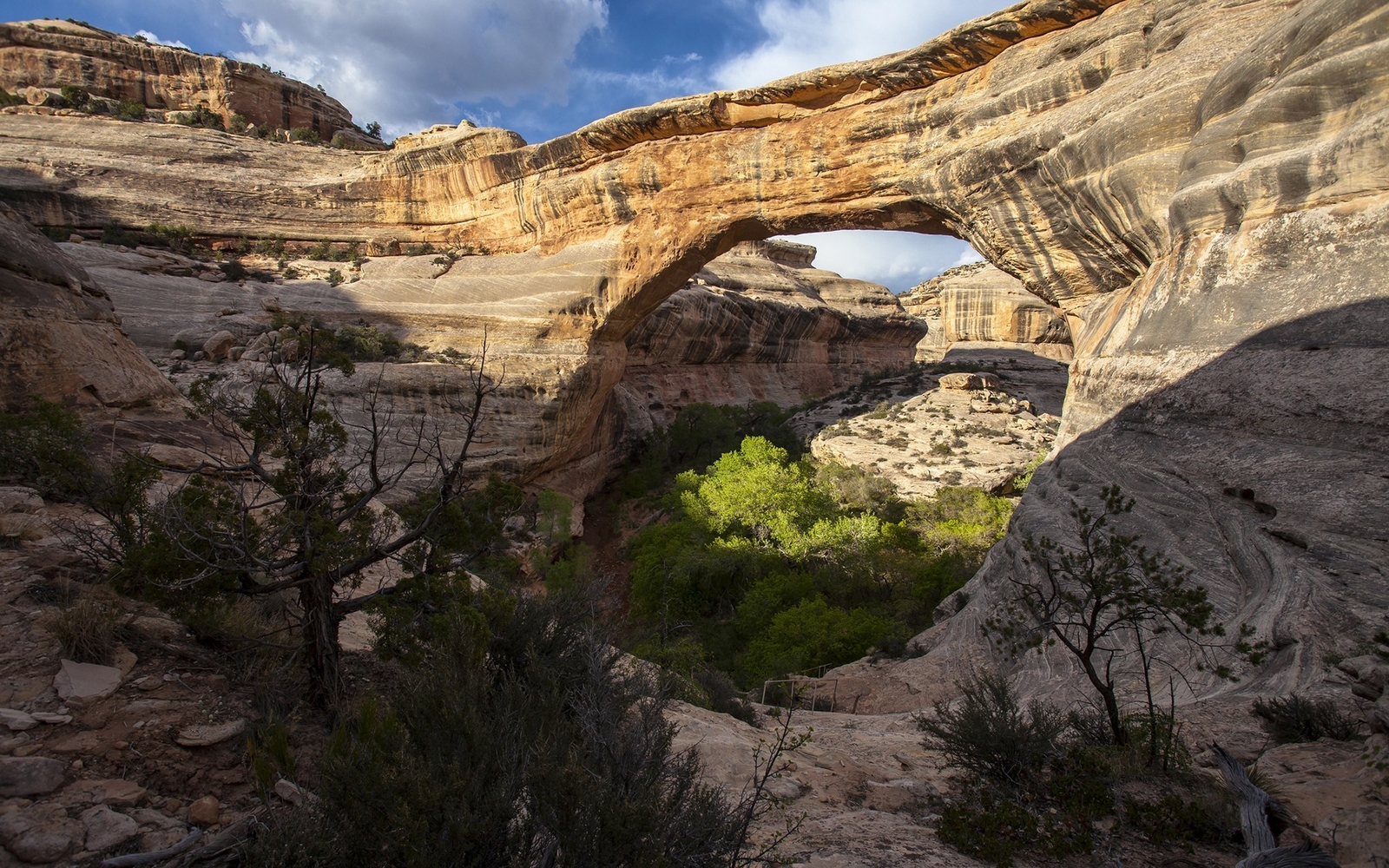 Landscape arch rock formation utah monuments nature usa Custom Gaming Mat Desk