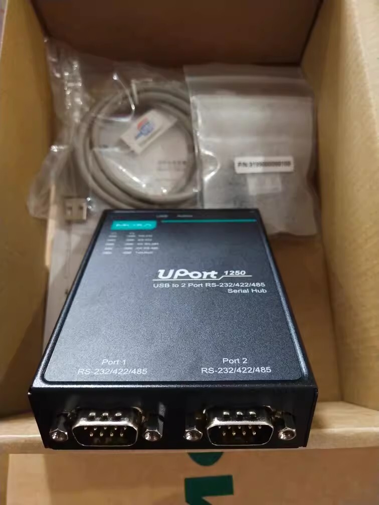 1pcs MOXA UPORT1250 USB To 2-port RS-232 422 485 Converter Uport 1250 /N