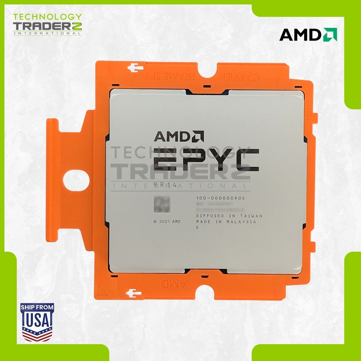 AMD EPYC 9R14 96-Core Genoa 2.6GHz 384MB 360W SP5 CPU 100-000000905 **UNLOCKED**