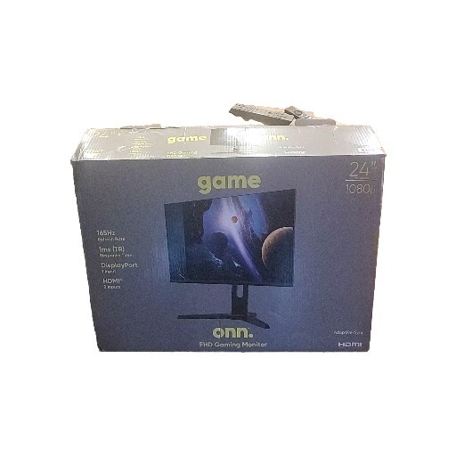 onn. 100027813 24 inch LED Monitor - Black/Red