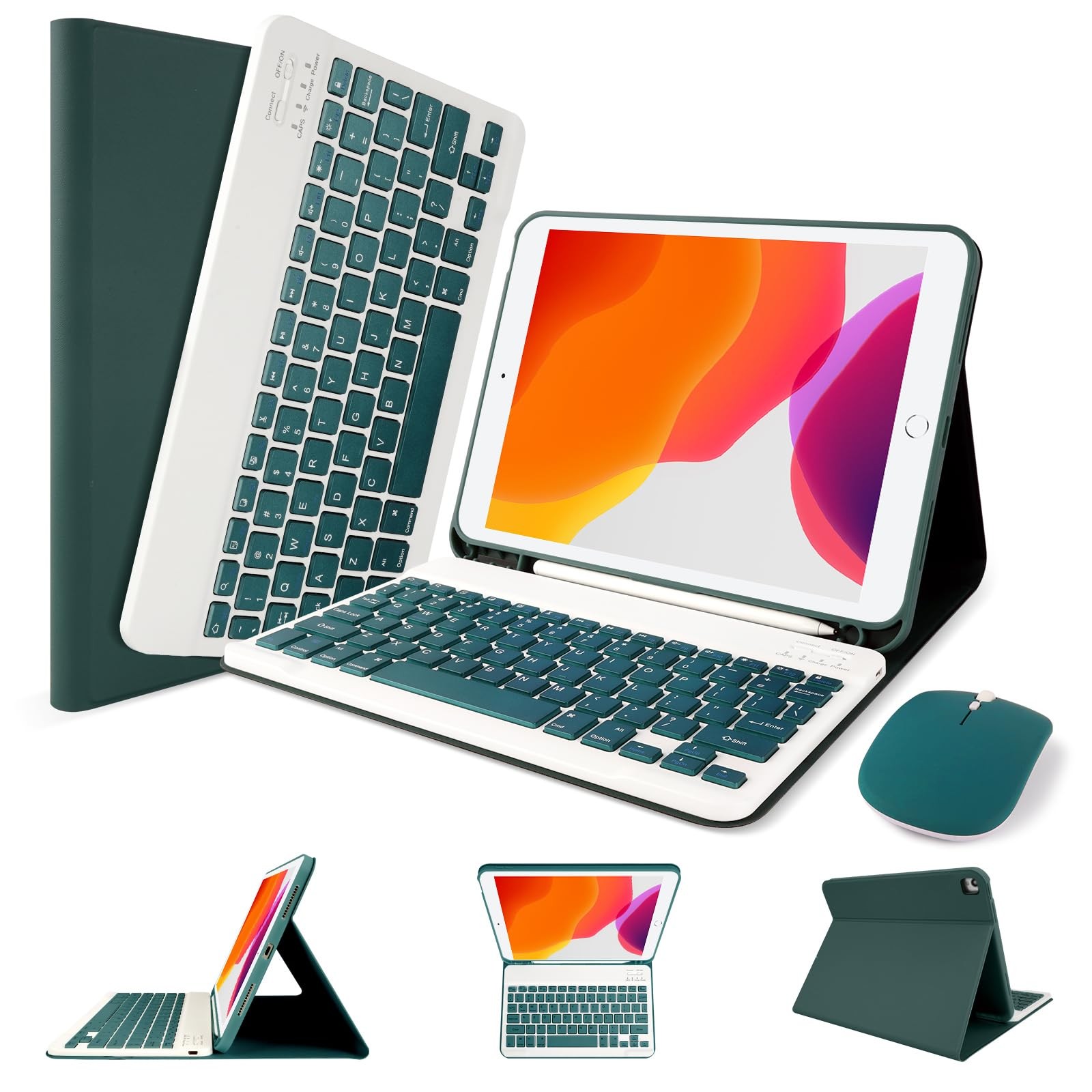 LAMA Wireless Keyboard Case with Mouse for iPad 10.2" 9th 8th 7th Generation,...
