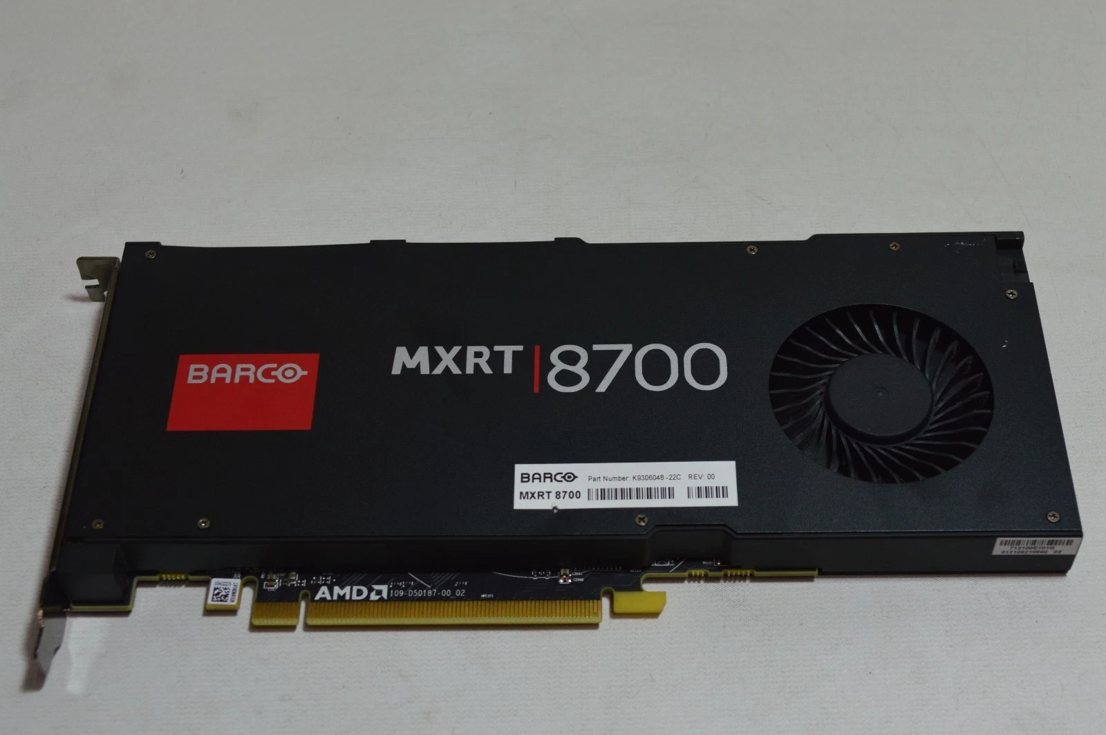 Barco MXRT-8700 16GB GDDR5 Medical Video Graphics Card K9306048-21F