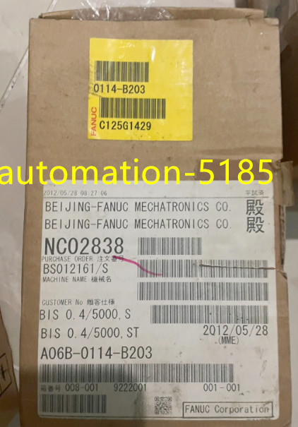 1pcs fanuc servo motor A06B-0114-B203 New fedex or DHL