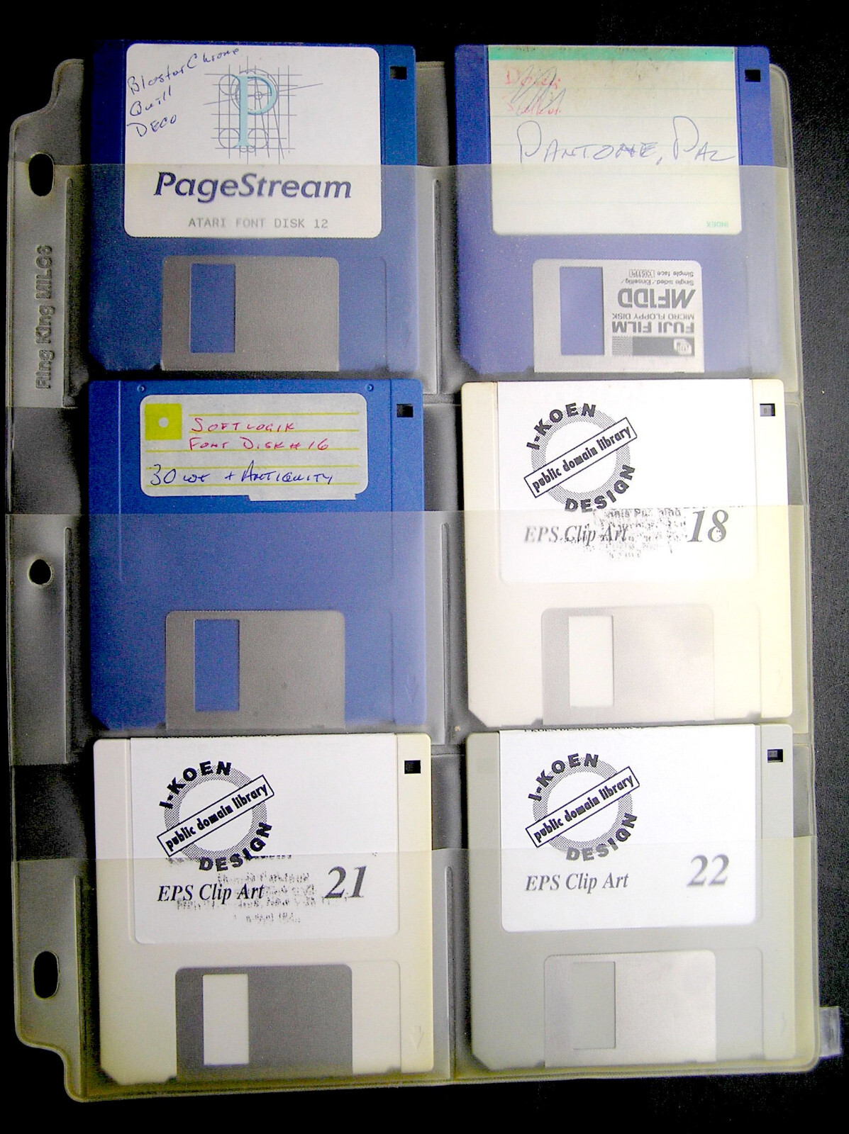 Large Font Collection for Atari Pagestream - 30 Floppy Disc -  100's of fonts,