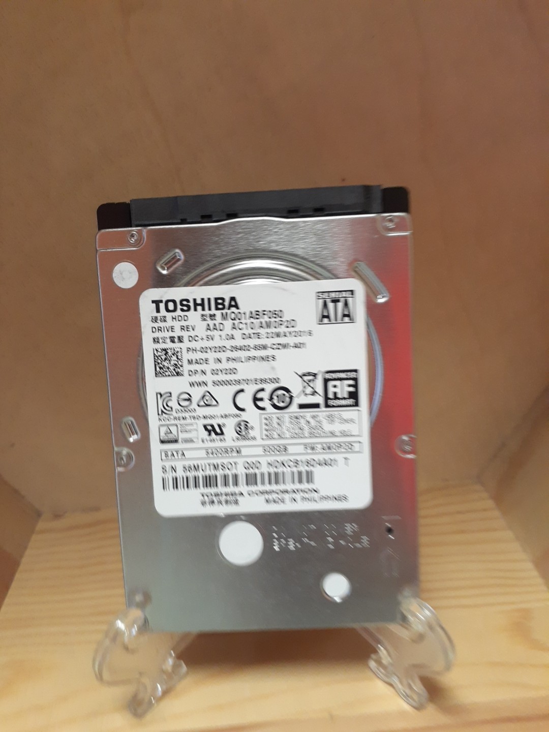 Toshiba 500GB MQ01ABF050 Thin Hard Drive HDKCB16D2A01 T 2Y22D ADD AC10/AM0P2D