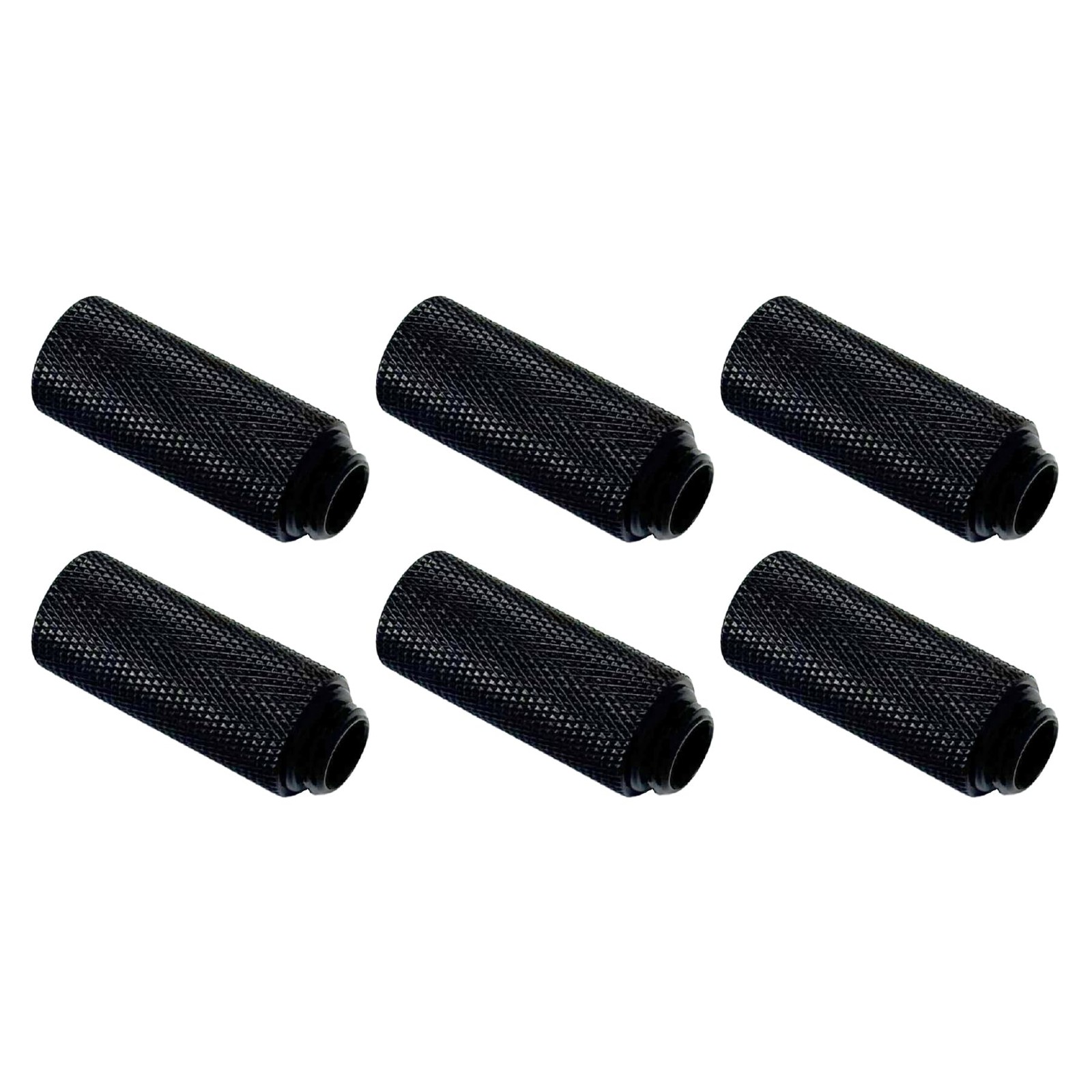 6Pack Dracaena.io G1/4 Extender Fitting 40mm MF Black Brass PC Water Cooling