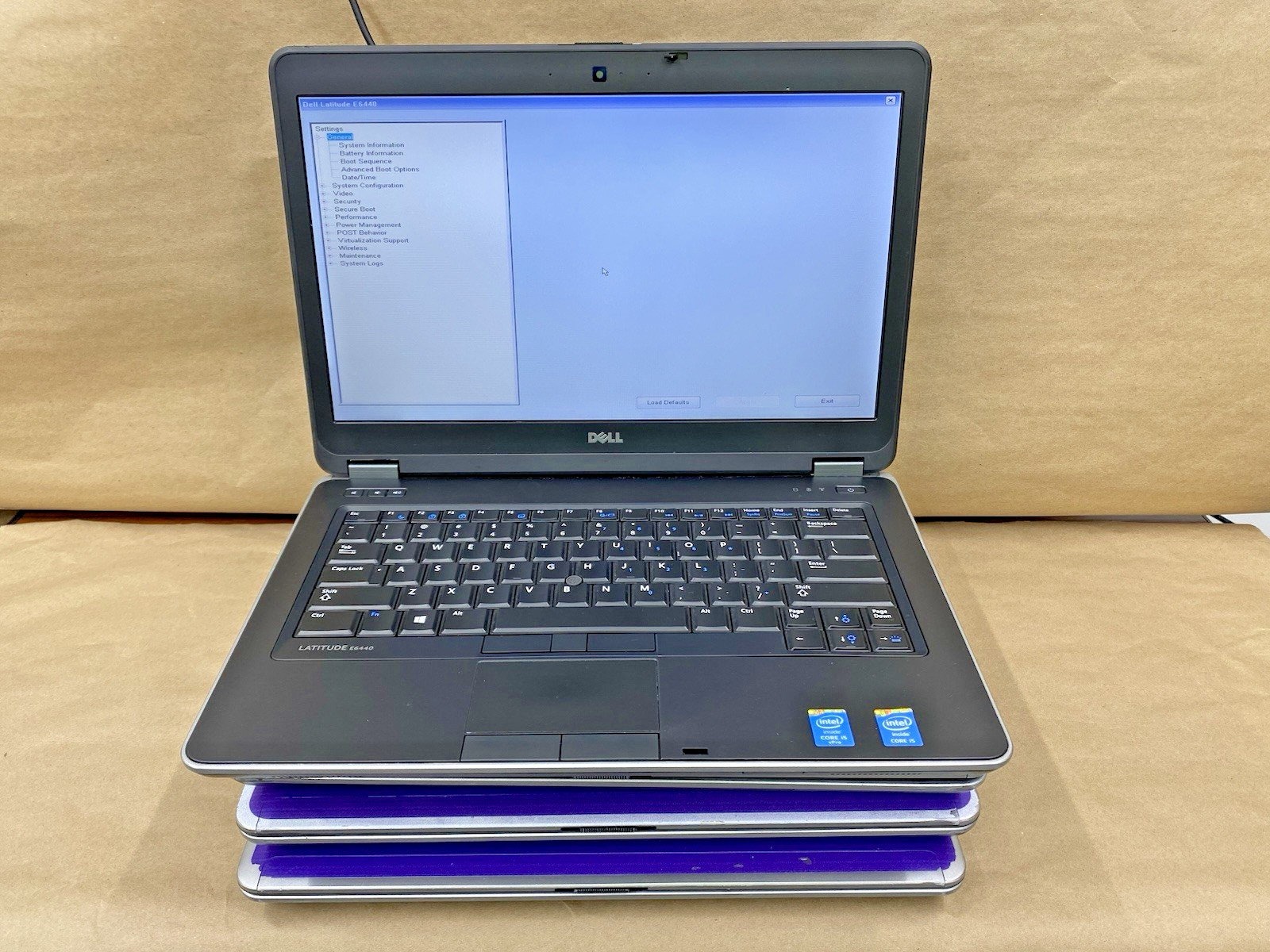 Lot of (4) Dell Latitude E6440 - 14" - i5 - 4GB  - NO OS/SSD - No Power Supply