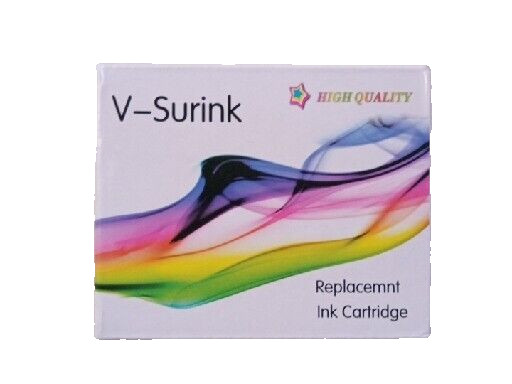V-Surink  Black Ink Cartridges Compatible with HP 63XL, Two Pack Expired 04-2022
