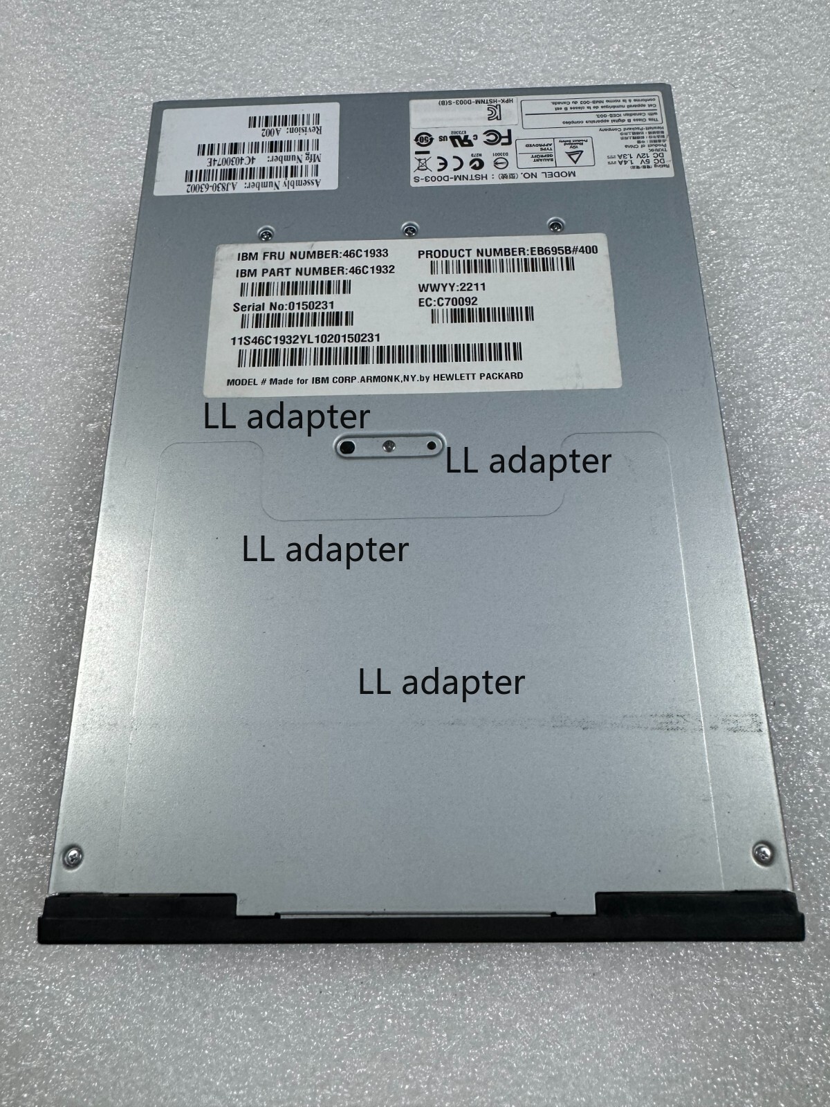 IBM 5661 46C1933 46C1932 160/320GB DAT320 SAS Tape Drive(4mm Internal)