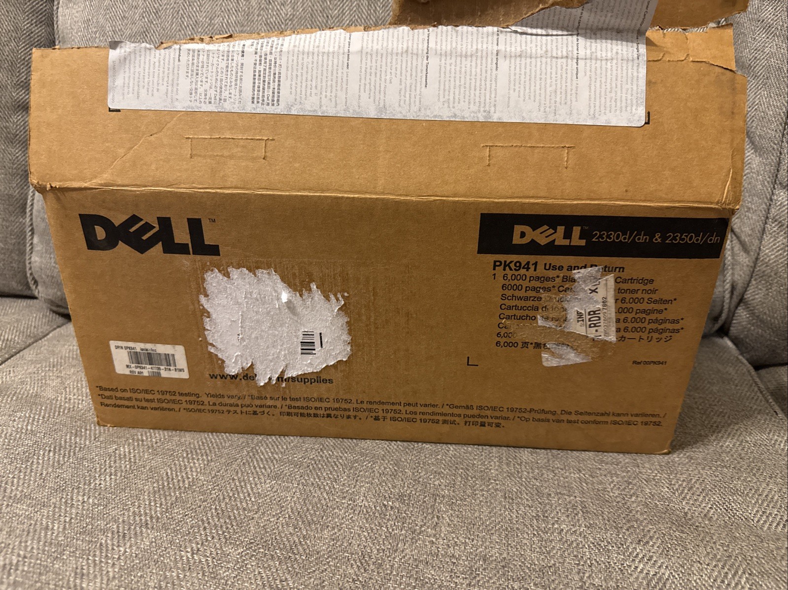 Genuine Dell PK941 High Capacity Black Toner 2330d 2330dn 2350d 2350dn 6K Yield