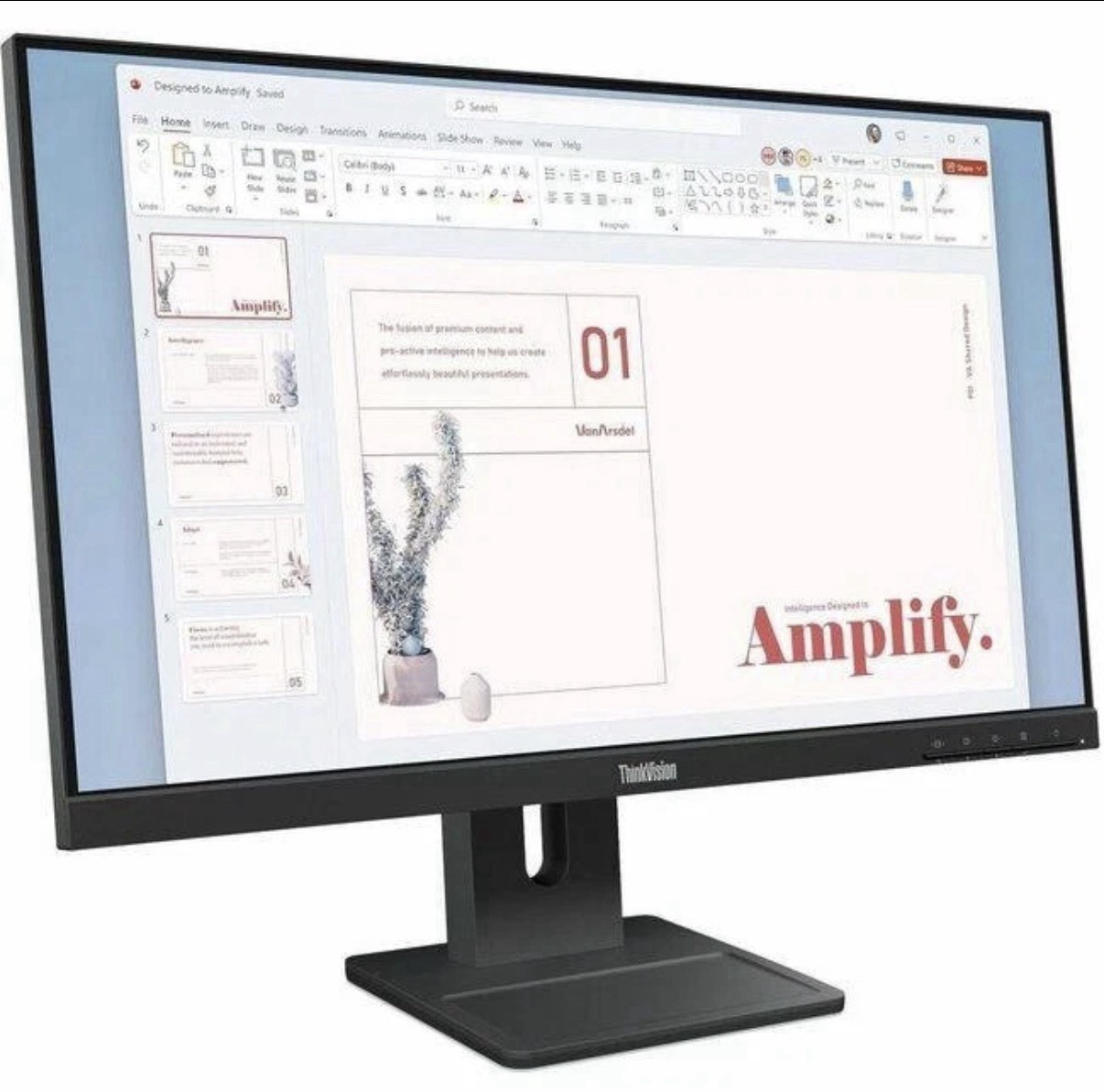 Lenovo ThinkVision E24-40 23.8" Monitor - FHD / 100 Hz / IPS / VGA / Speakers