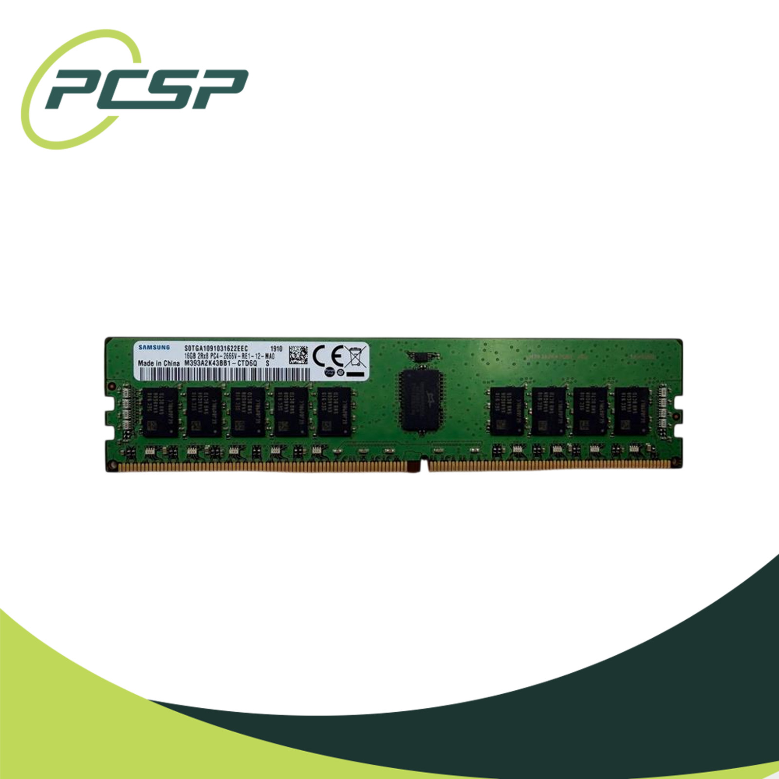 32GB RAM Kit Samsung 2x 16GB PC4 2666V-R 2Rx8 M393A2K43BB1-CTD6Q