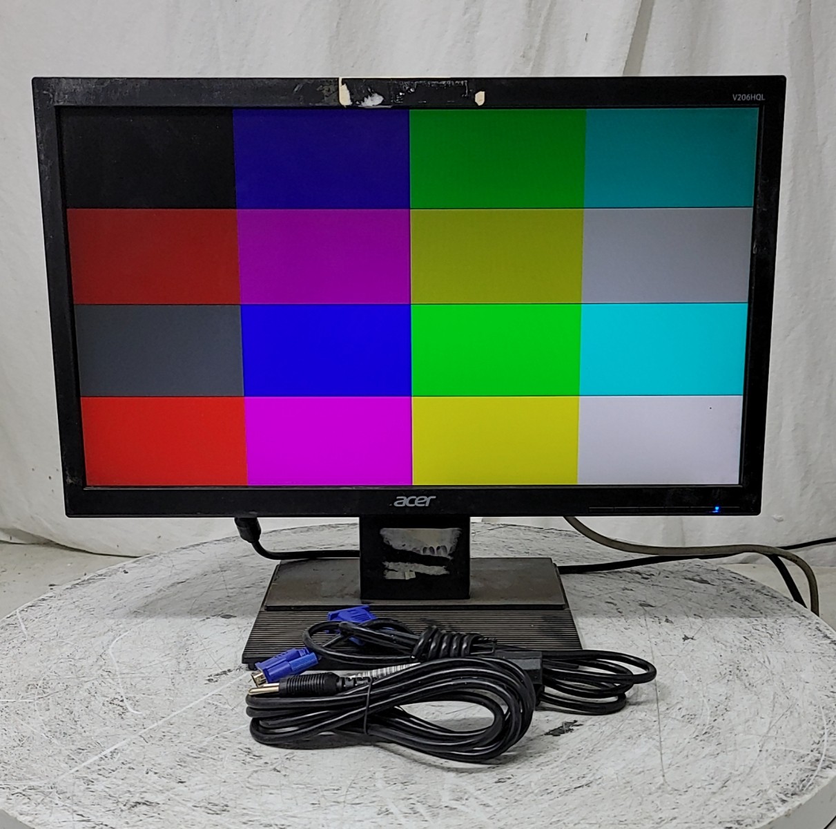 ACER v206hql UM.IV6AA.A02 LCD Monitor 19.5" Grade C VGA DVI SEE NOTES