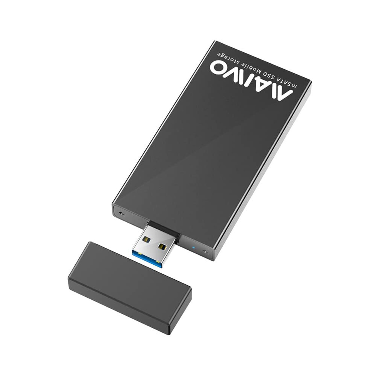 MAIWO mSATA SSD Enclosure, mSATA to USB 3.0 Adapter (No Cable Required) 2TB C...