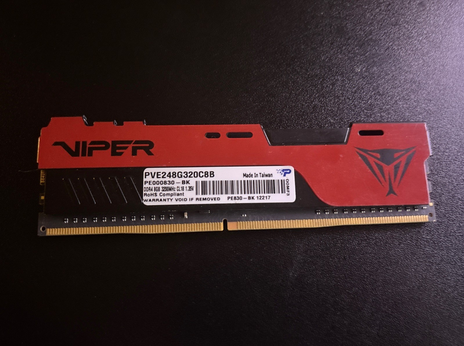 Patriot Viper 8 GB 1x8GB DDR4 3200