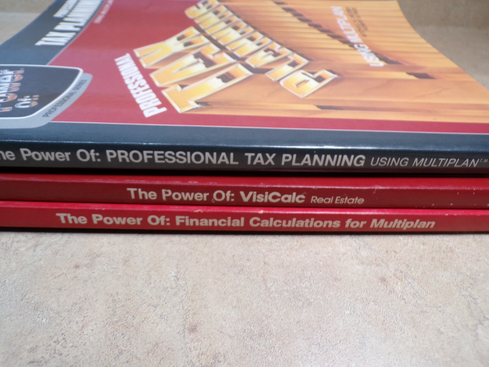 The Power of Visicalc Real Estate by MIS for Apple Lot of 3 Financial Tax Plan