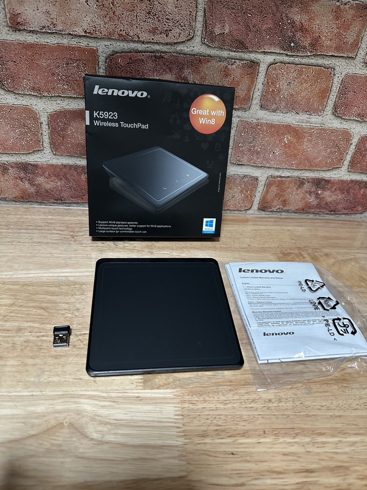 Lenovo K5923 2.4G Wireless Mouse Multi Touchpad