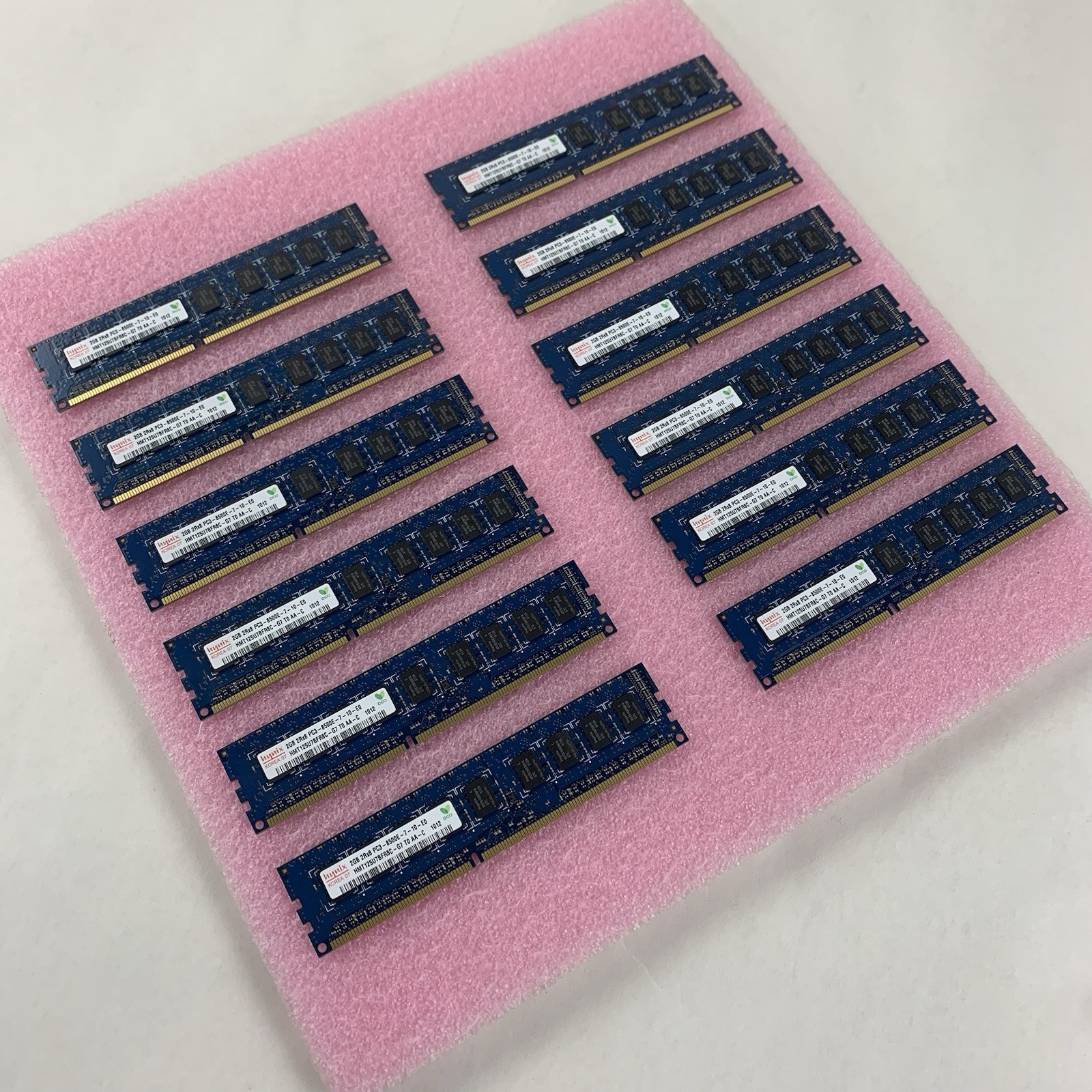 Hynix 2 GB HMT125U7BFR8C-G7 2Rx8 PC3-8500E Server Memory Ram Apple Lot of 12x