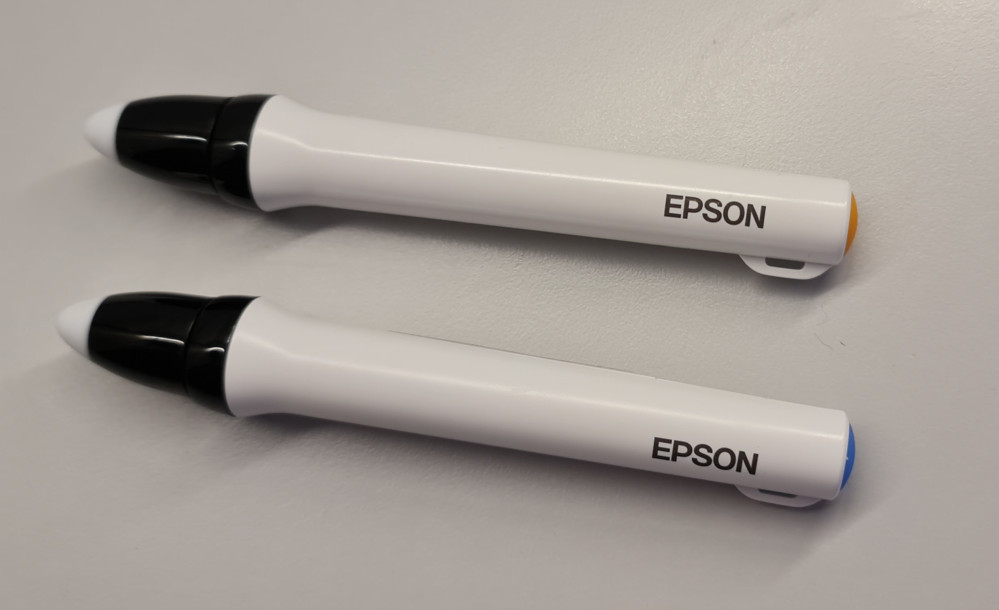 Epson ELPPN03 SET (Blue & Orange Pens) For EB-475wi / EB-485wi projectors.