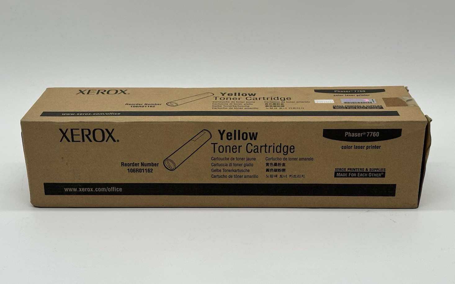 Xerox 106R01162 Yellow Toner For Phaser 7760 Color Laser Printer