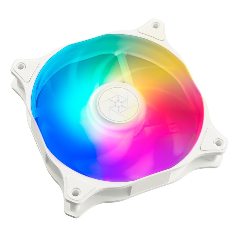 SilverStone Air Blazer 120RW Fan ARGB 120mm White Case SST-AB120RW-ARGB