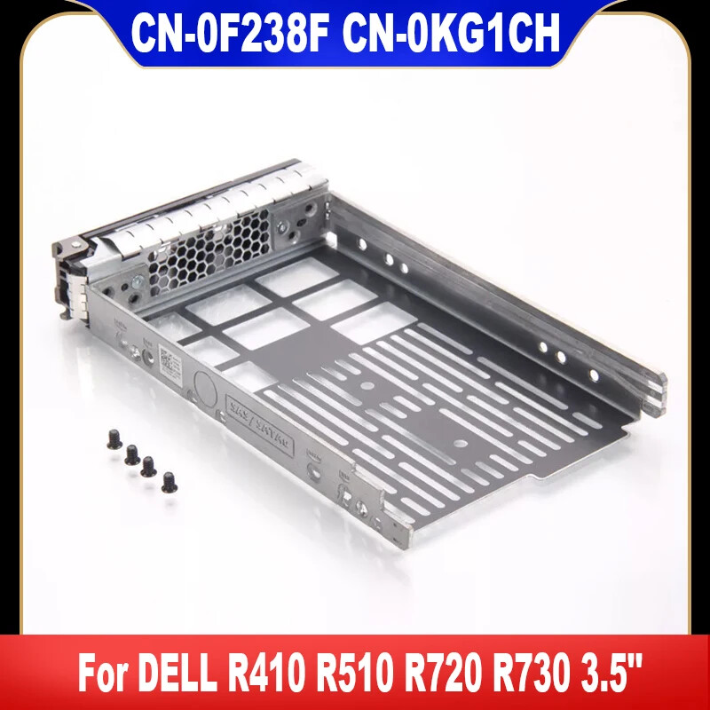 0F238F 0KG1CH  For DELL R410 R510 R720 R730 3.5" SAS SATA Hard Drive Tray Caddy