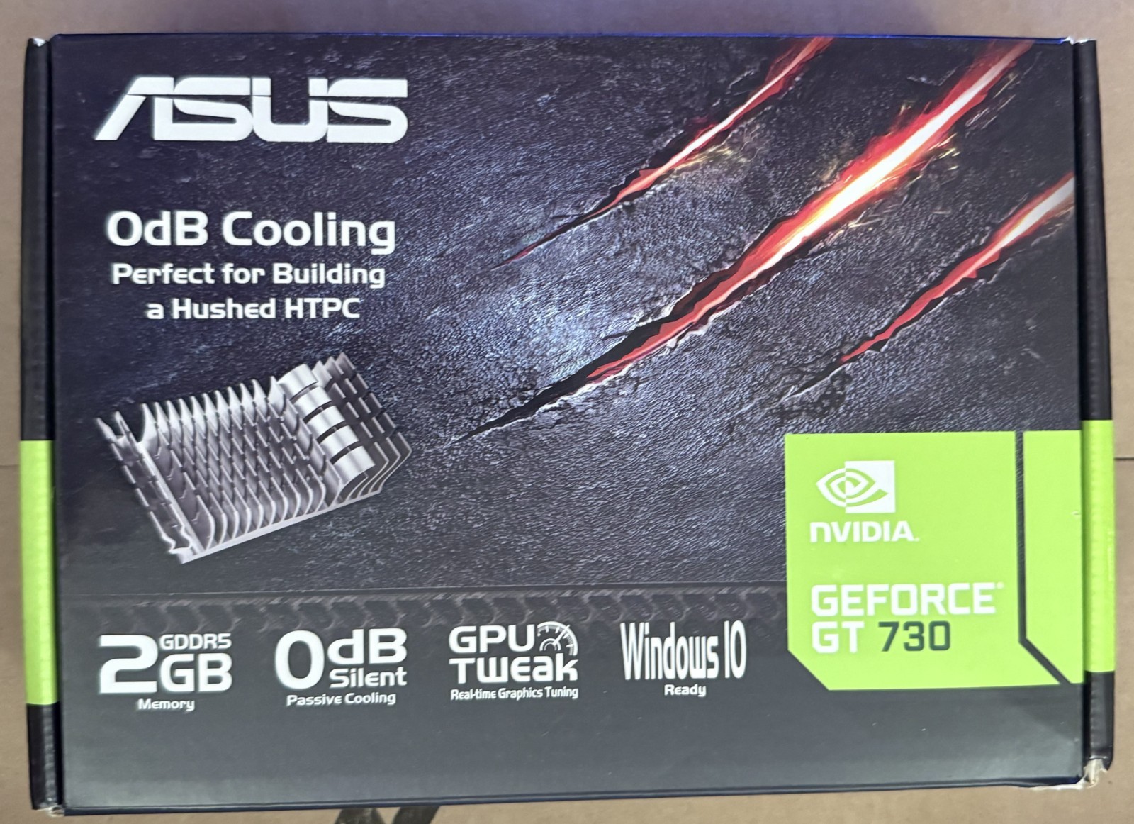 Asus GT730SL2GD5BRK GeForce GT 730 2GB GDDR5 Low Profile