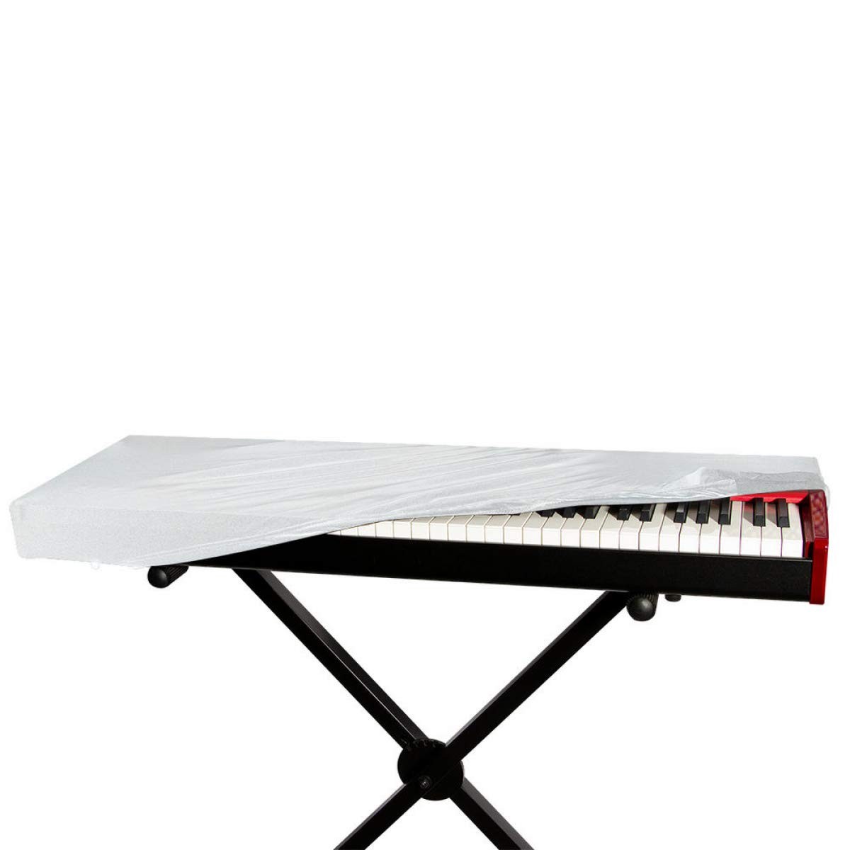 88-Key Keyboard Dust Cover Protective White - On-Stage