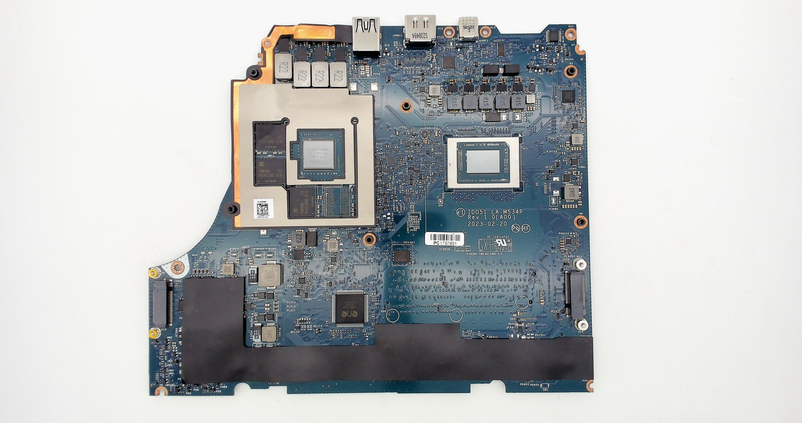 Dell G15 5535 AMD Ryzen 5 7640HS RTX3050 6GB Motherboard 0P19FM