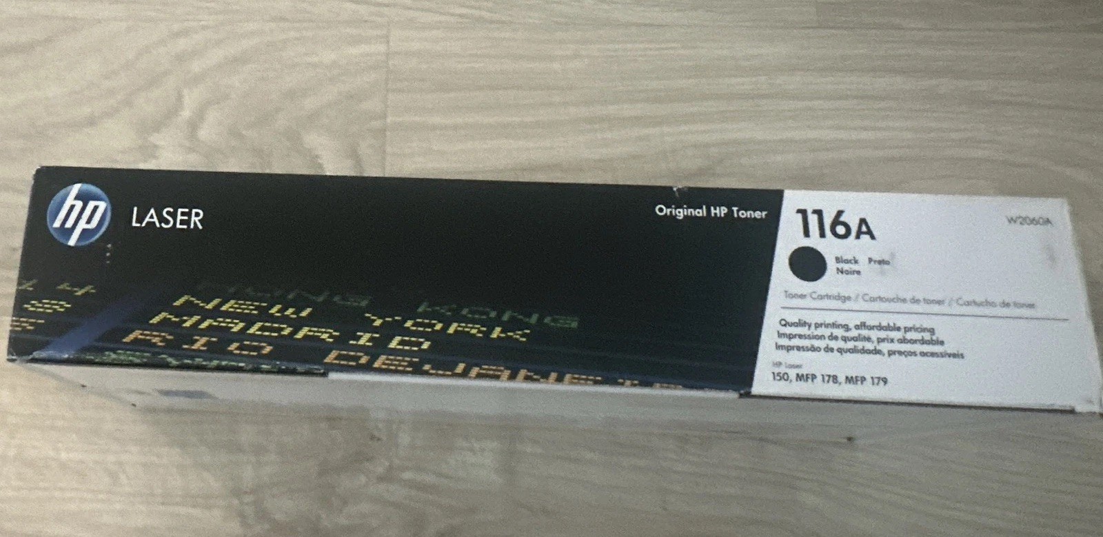 HP 116A Black Laser Toner Cartridge for W2060A Sealed