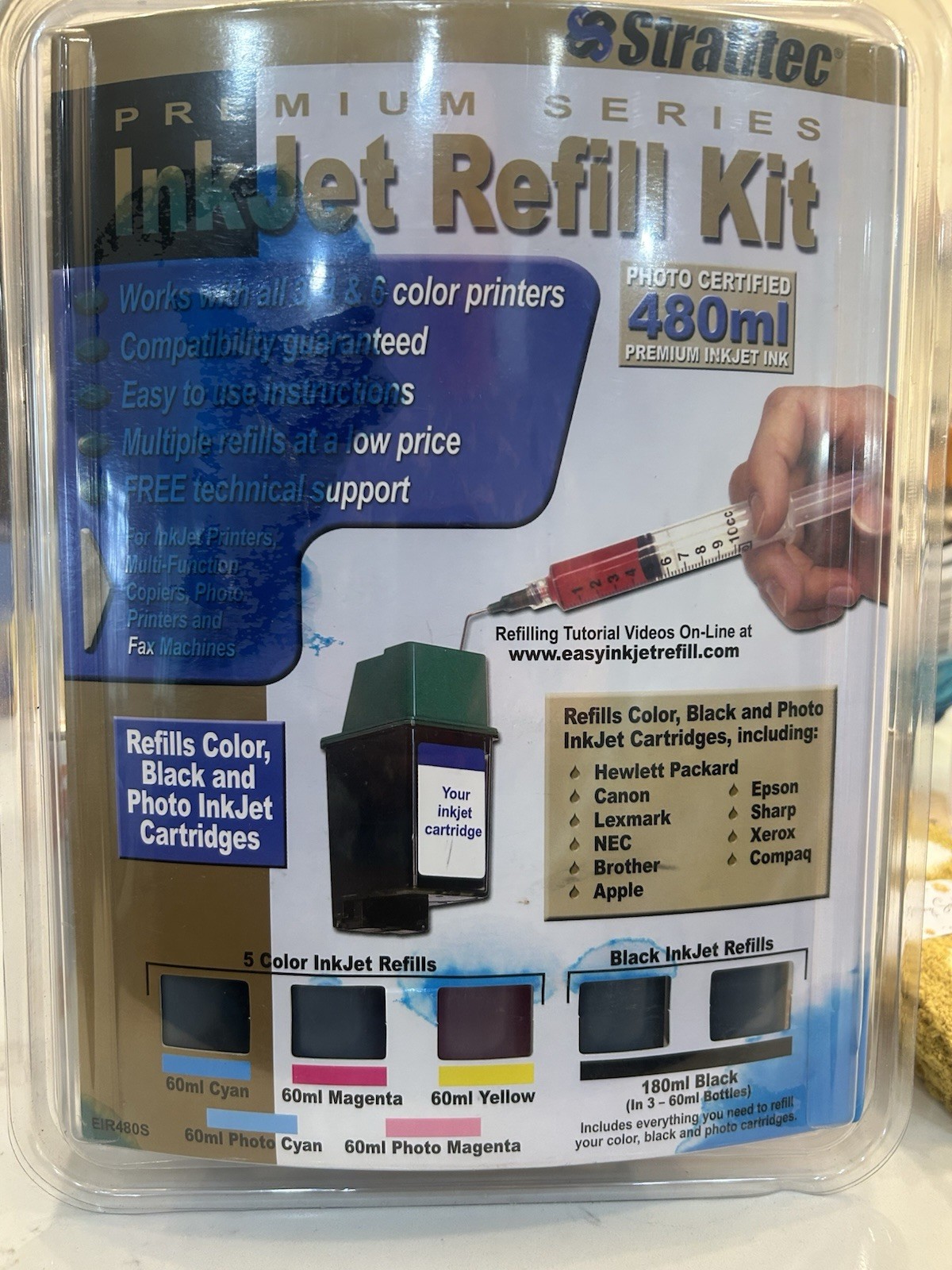 Stratitec Ink Jet Refill Kit Premium Series HP Canon Epson Compaq Lexmark Other