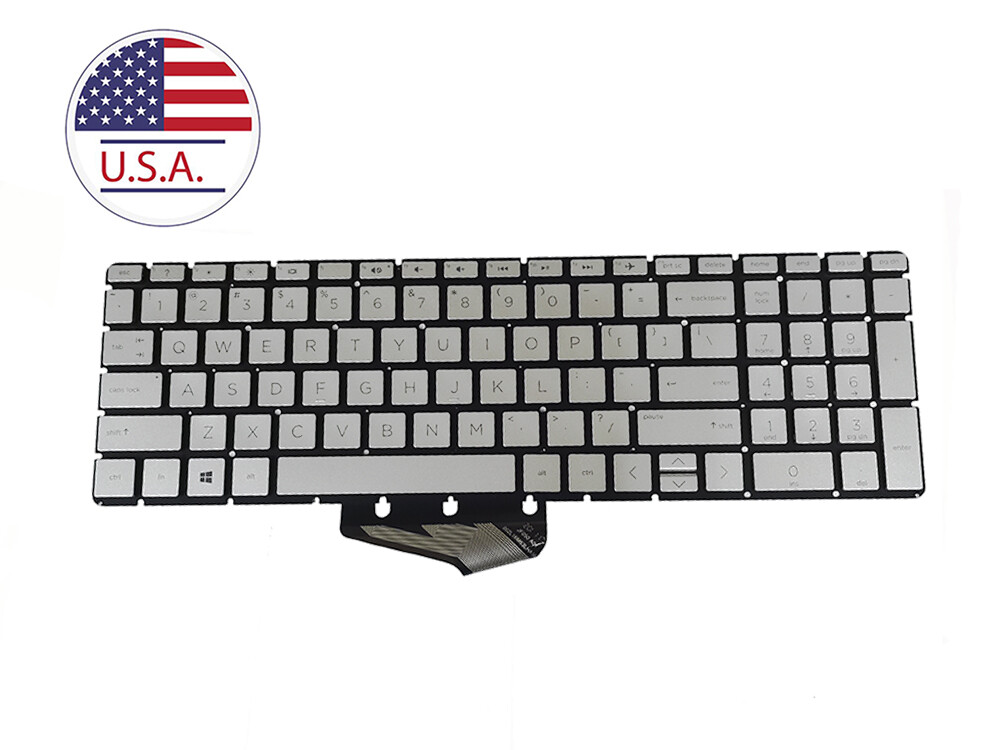New HP 15-dy1043dx 15-dy1032ms 15-dy1059ms 15-dy1031wm Laptop Silver Keyboard