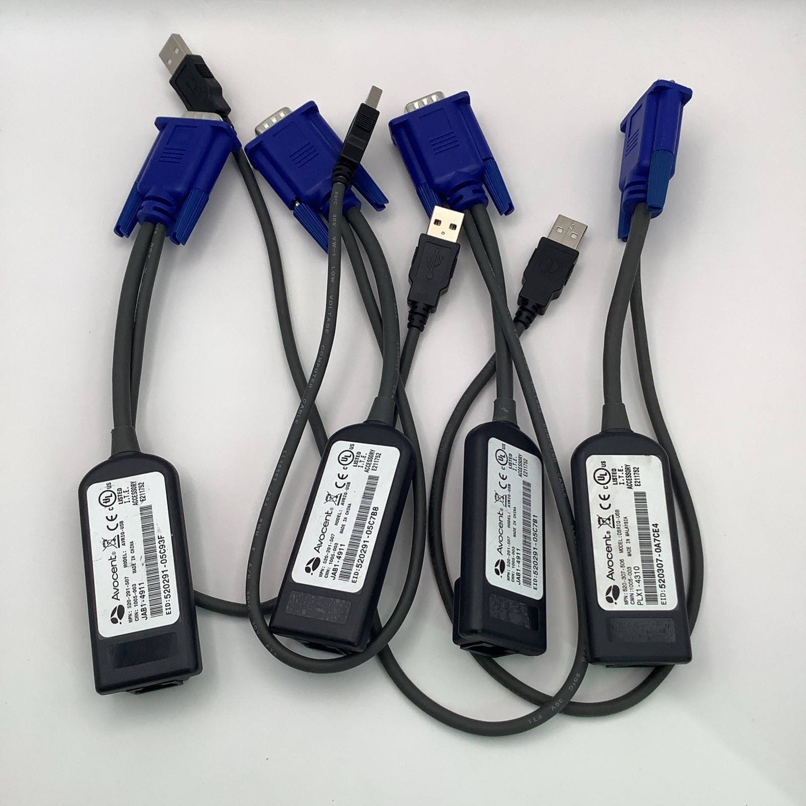 (LOT OF 4) Avocent DSRIQ-USB 520-291-507 USB